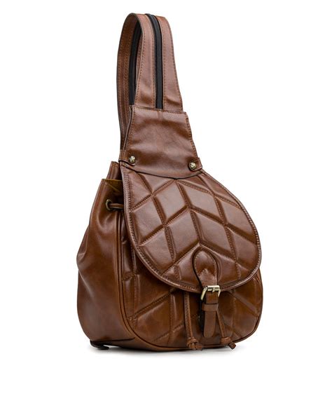 Patricia Nash Itala Saddle Sling Cognac One Size .